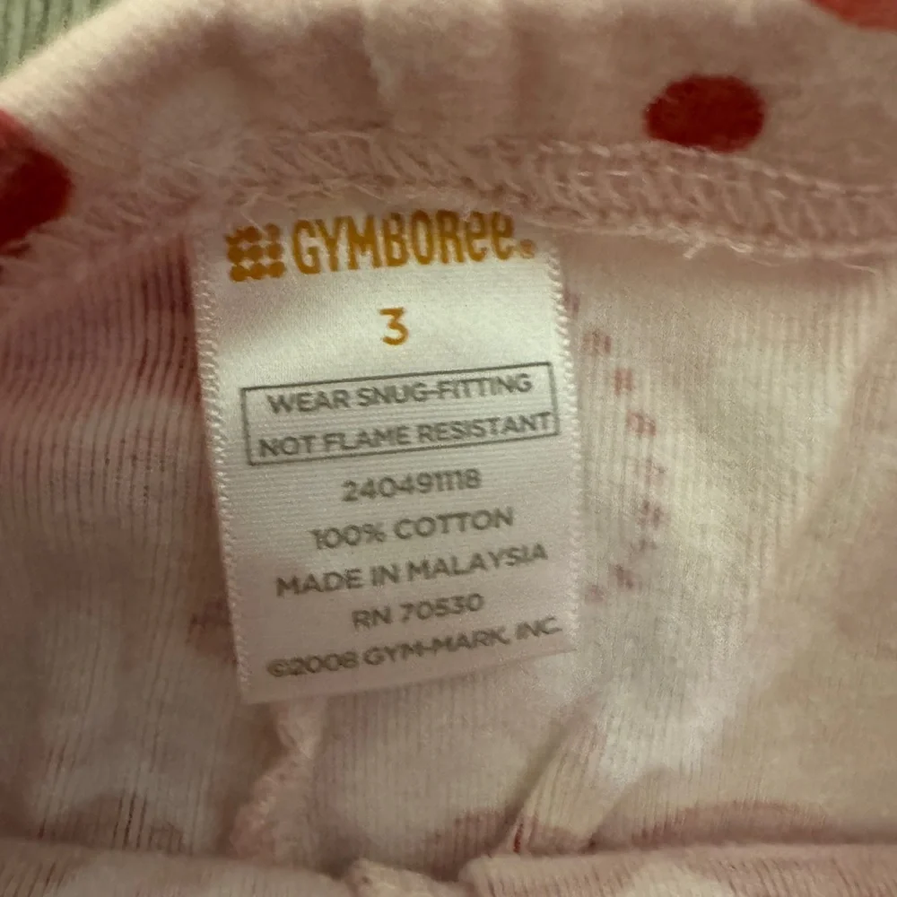 Gymboree Pink Heart Valentine’s  Pajama Set